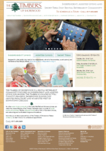 custom wordpress design retirement community